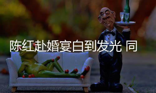 光 宴白同框态好陈红张纪中状到发赴婚
